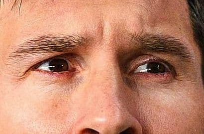 Lionel Messi eye color