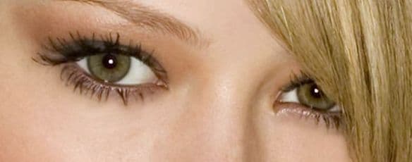 Hilary Duff eye color