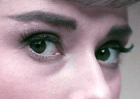 Audrey Hepburn eye color